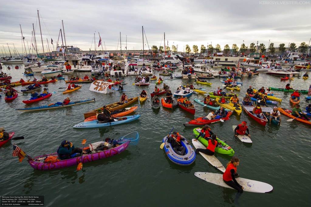 2010 World Series in McCovey Cove (Photo by Kirk Sylvester)