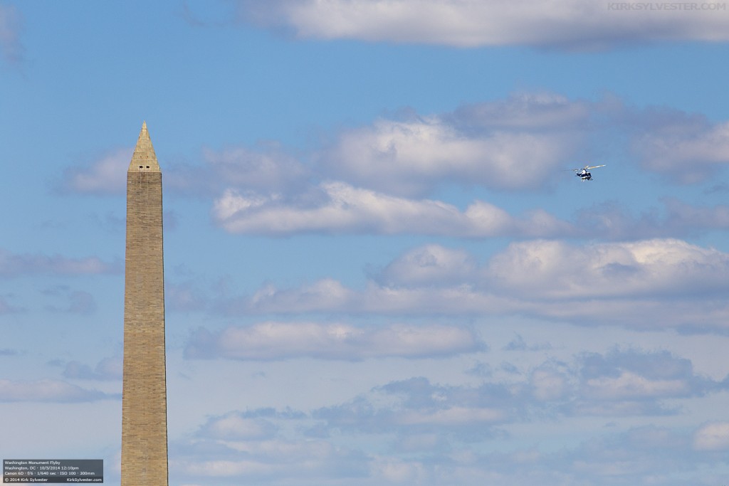 Washington Monument Flyby (Photo by Kirk Sylvester)
